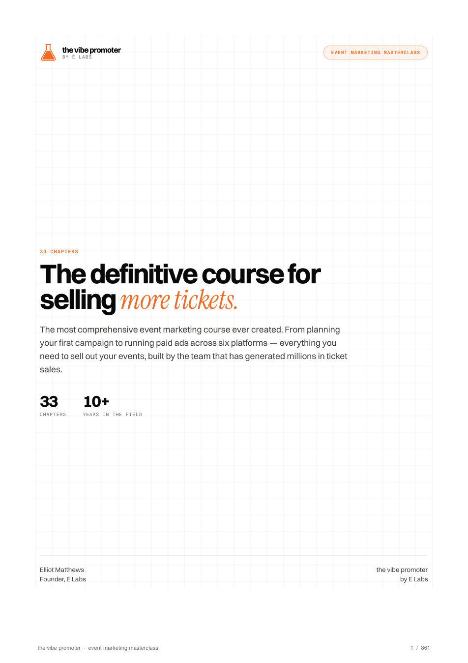 Cover of the Event Marketing Masterclass ebook